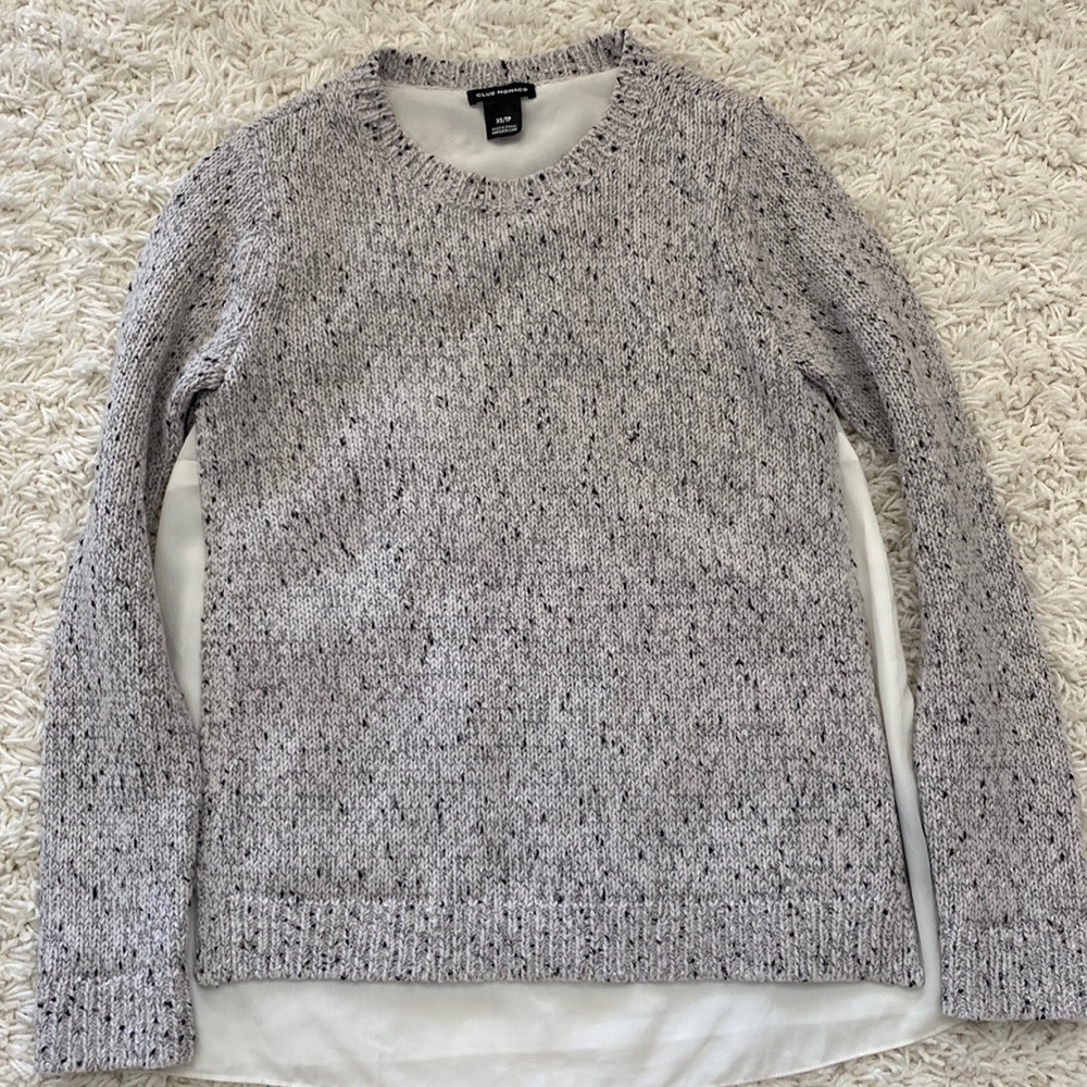 Club Monaco two layer sweater